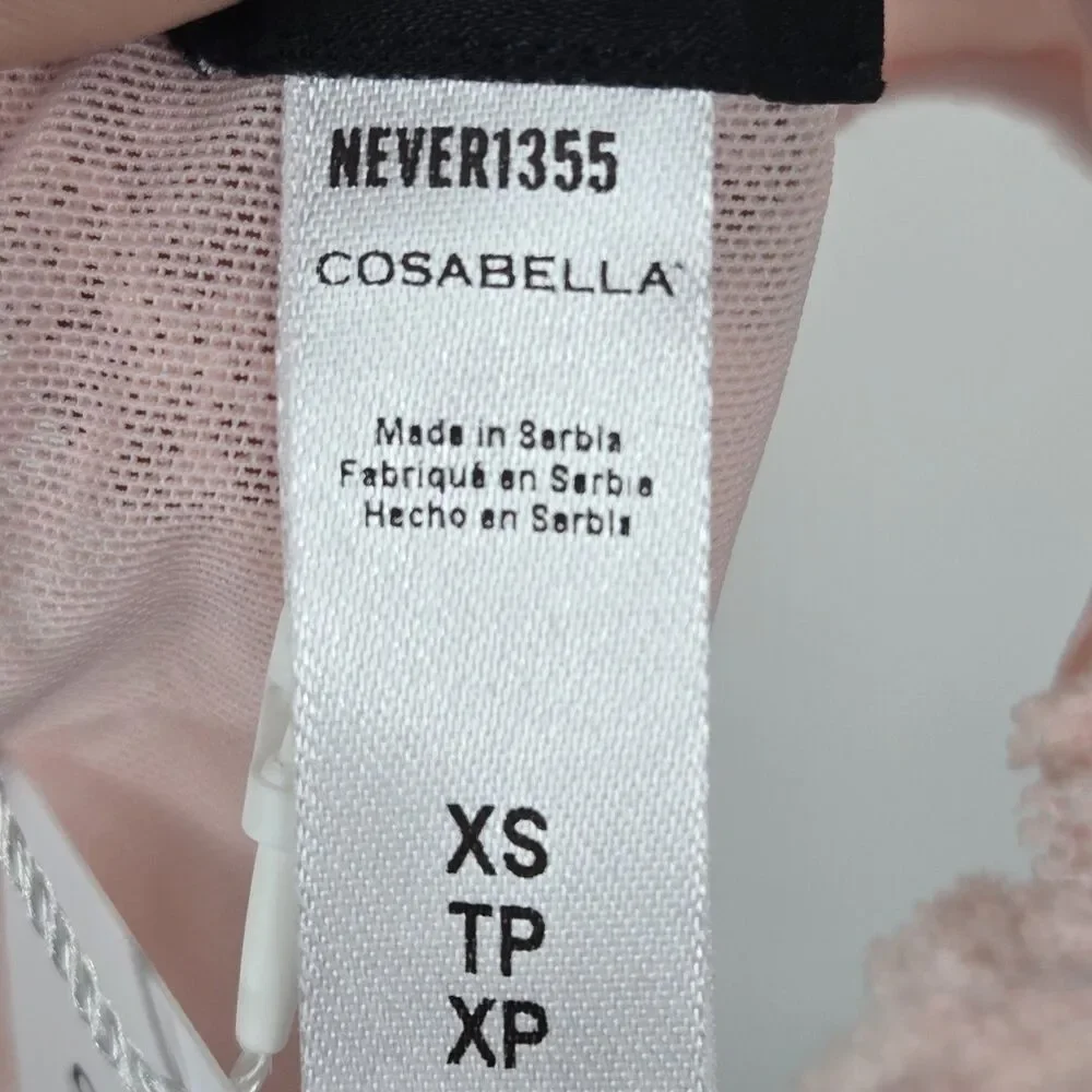 Cosabella Women's Size XS Pink Lilly Curvy Racie Racerback Bralette‎ NWT